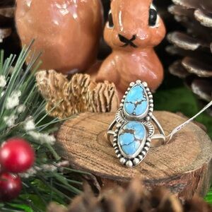 925 Sterling Golden hills turquoise Ring